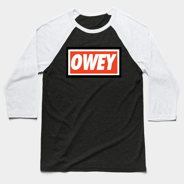 OWEY 3 Baseball T-Shirt by FREESA